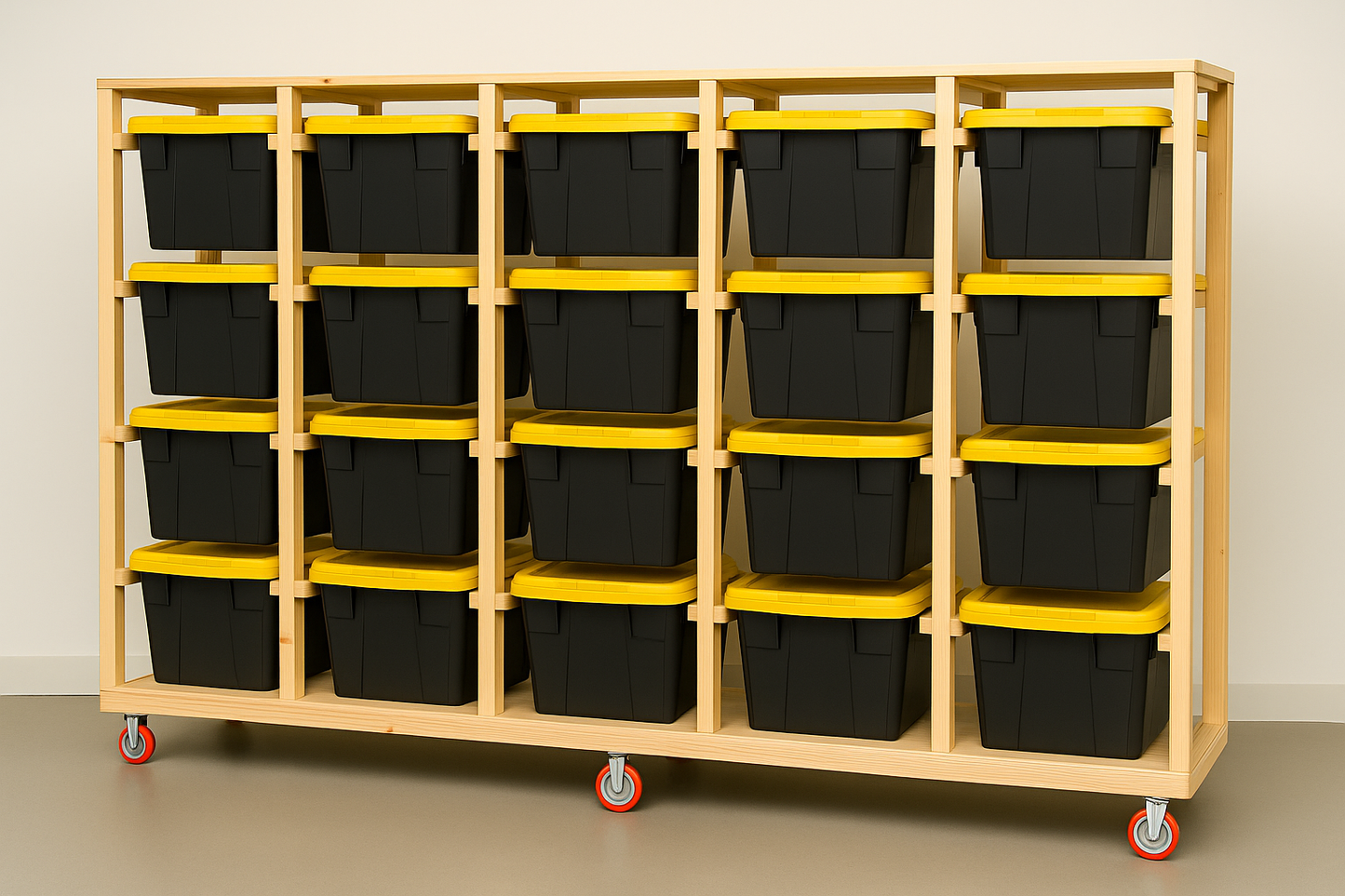 4x5 opbergrek - Hout