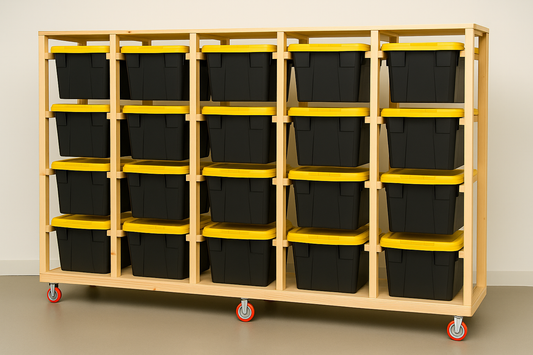 4x5 opbergrek - Hout